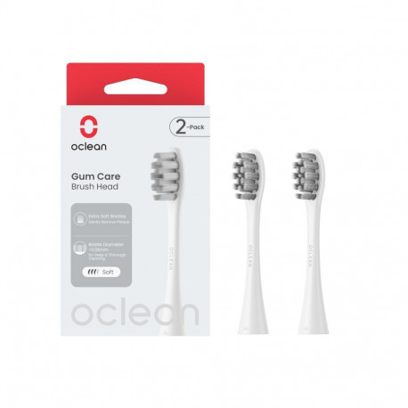 Oclean professionaalsed igemehoolduslikud harjapead P1C12 W02 2pcs, valged