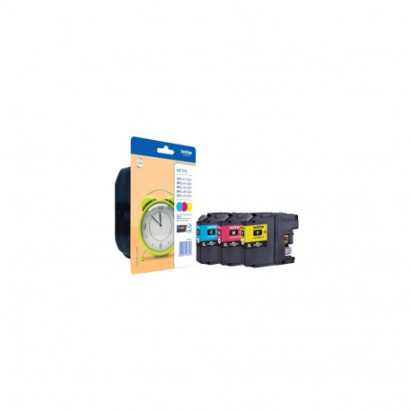 Brother LC125XL (LC125XLRBWBP) Ink Cartridge Multipack, C/M/Y