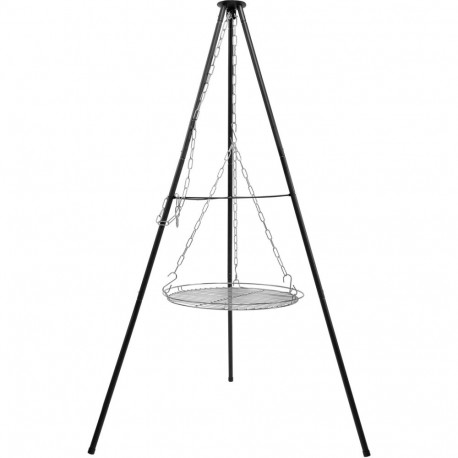 Browin Tripod with Grill Grate 330551, 150 cm, 50 cm, adjustable height, foldable, with ground
