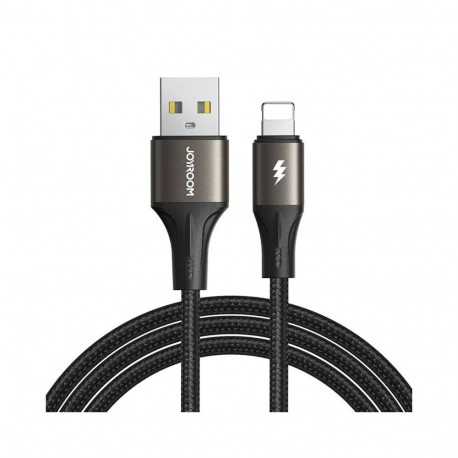 Cable USB to Lightning Joyroom SA25-AL3 / 3A / 1.2m (black)
