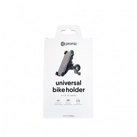 Promiz Universal Bike Phone Holder, Black