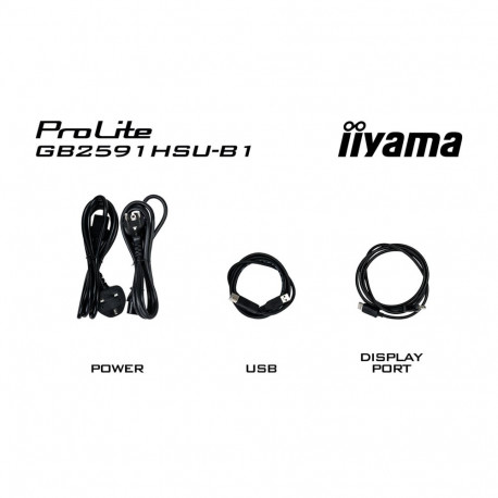 Monitor - iiyama G-MASTER GB2591HSU-B1 24.5" Full HD 320 Hz 0.4 ms Black