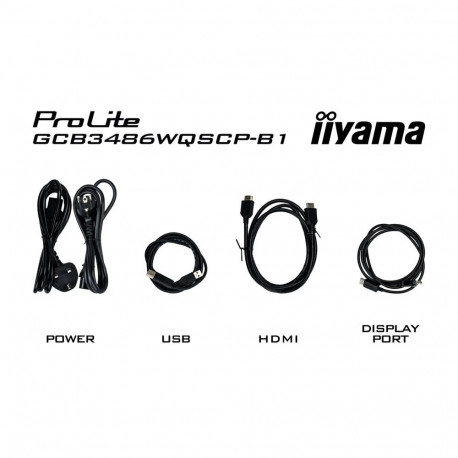Monitor - IIYAMA G-MASTER GCB3486WQSCP-B1 34" 3440x1440 240Hz Curved Black