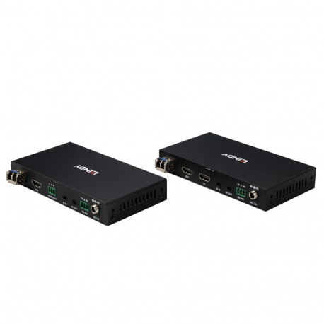 AV Extender - Lindy 5km Fibre Optic HDMI 4K60 KVM USB 2.0, RS-232 & IR