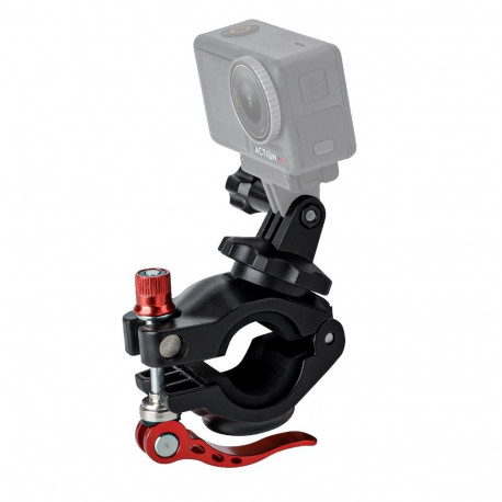 Bicycle Camera Mount - Sunnylife Adjustable Bike Clamp for Sports Cameras with 180° Tilt and 360° Ro
