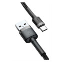 USB Cable - Baseus Cafule USB 2.0 0.5m 3A Data Transfer Black
