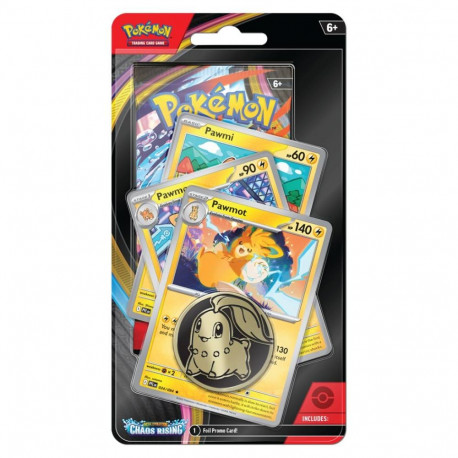Trading Card Game - Pokémon Mega Evolution: Chaos Rising Premium Checklane Blister With 3 Promo Card