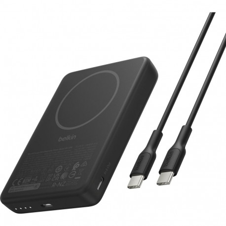 Belkin akupank BPD017hqBK BoostCharge õhuke 10000mAH magnetiline 7.5W Qi2, must