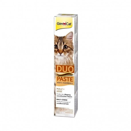 GIMCAT kassipasta Duo karvapallidevastane malt juustuga 50g