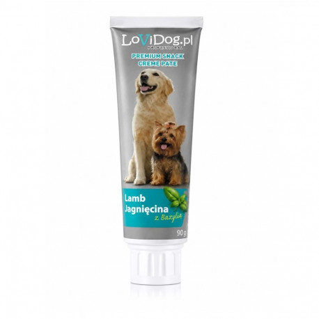 LOVIDOG koerte maiustus lambalihaga basiilikuga 90g
