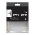 Cat.6 UTP Patch Cord, 0.25m, Grey