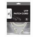 Patchcord cat.6 copper UTP 1m grey
