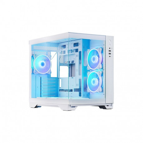 Chieftec arvutikorpus GM-30W-TG-OP kuubikukujuline, valge