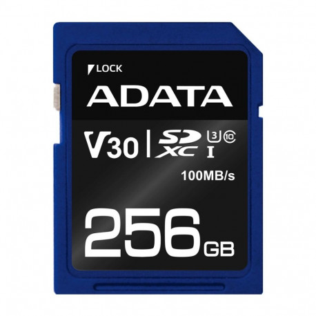 ADATA mälukaart ASDX256GUI3V30S-R 256GB SDXC UHS-I Class 10