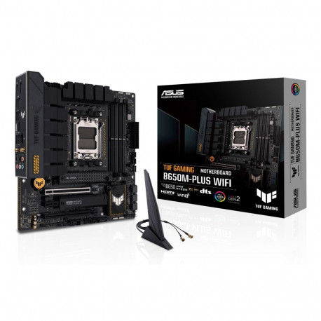 ASUS emaplaat TUF GAMING B650M-PLUS WIFI AMD B650 Socket AM5 micro ATX