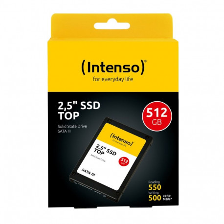 Intenso ssd-ketas Top 512GB 2.5" Serial ATA III 3D NAND