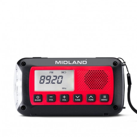 Midland hädaabiraadio ER100 2600mAh akuga