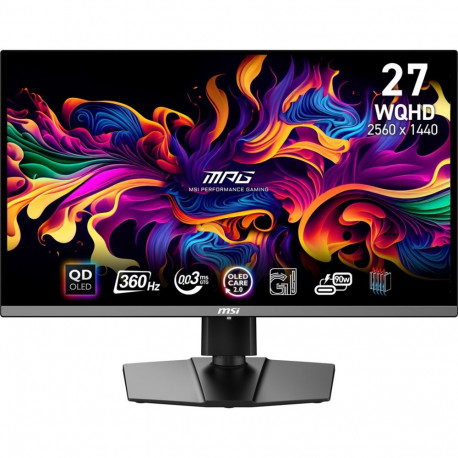 MSI arvutimonitor MPG 271QRX QD-OLED 67.3cm (26.5") 2560 x 1440 pixels Wide Quad HD, must
