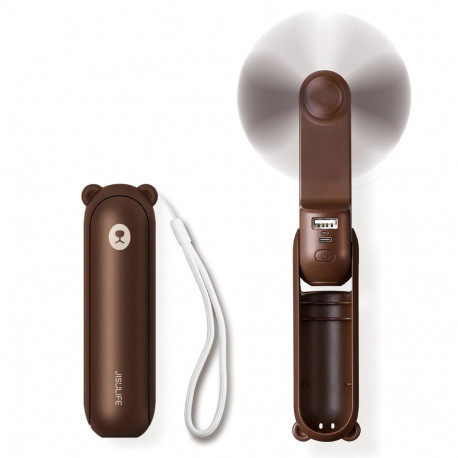 JisuLife käeshoitav ventilaator 8, pruun