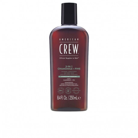 AMERICAN CREW 3-IN-1 CHAMOMILE + PINE champú 250 ml