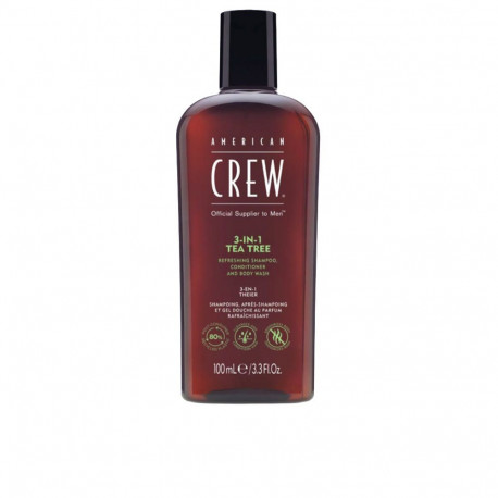 AMERICAN CREW TEA TREE 3 in 1 shampoo, conditioner and body wash 100 ml