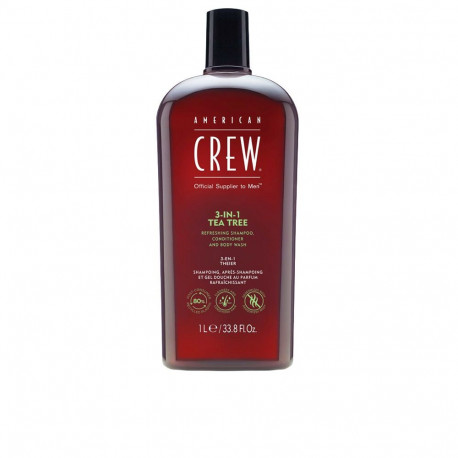 AMERICAN CREW TEA TREE 3 in 1 shampoo, conditioner and body wash 1000 ml