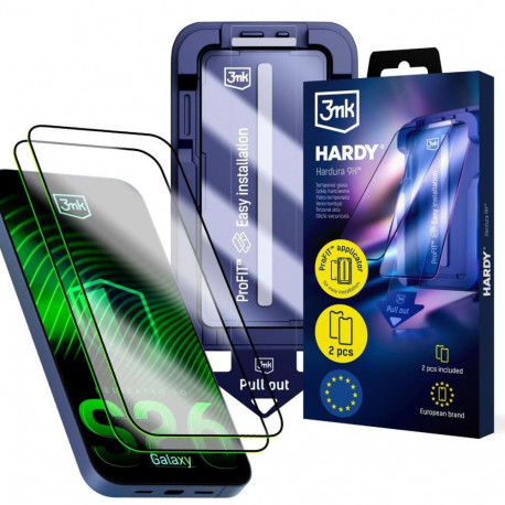 Kaitseklaas 3MK Galaxy S26 Hardy Hardura 9H, 2tk