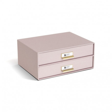 Dokumendisahtlid Birger Bigso Box, 2 sahtlit, Re-Store Paper Laminate Rose R13