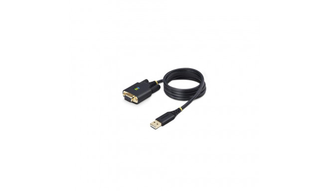StarTech.com 3.3ft (1m) USB to Null Modem Serial Adapter Cable, Interchangeable DB9 Screws/Nuts, COM