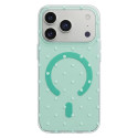 Bubble Dots Mag case for iPhone 11 green