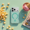 Bubble Dots Mag case for iPhone 11 green