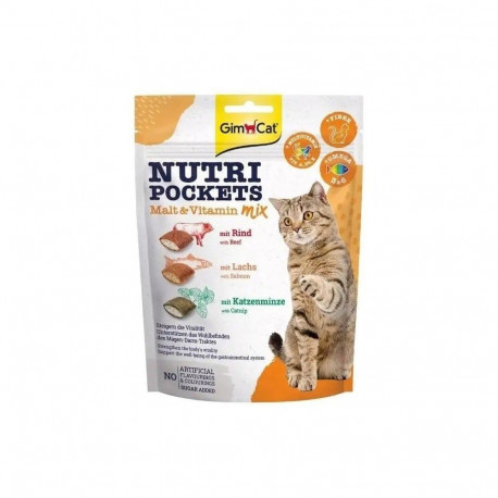 GIMCAT Nutri Pockets Malt & Vitamin mix – cat treat – 150g