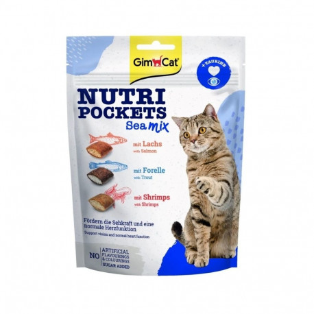 GIMCAT kassimaius Nutri Pockets meresegu 150g