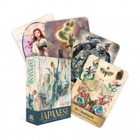 Oracle Card Deck - Japanese Gods & Spirits Oracle Cards With Guidebook
