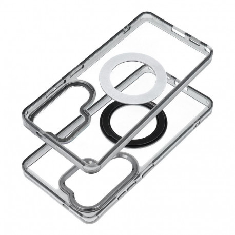 Case for Samsung S26 Frame Circle Stand compatible with MagSafe black
