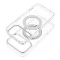 Case for iPhone 16 Frame Circle Stand compatible with MagSafe transparent