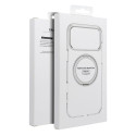 Case for iPhone 15 PRO Frame Circle Stand compatible with MagSafe transparent