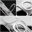 Case for iPhone 13 Frame Circle Stand compatible with MagSafe transparent