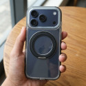 Case for iPhone 13 PRO Frame Circle Stand compatible with MagSafe black