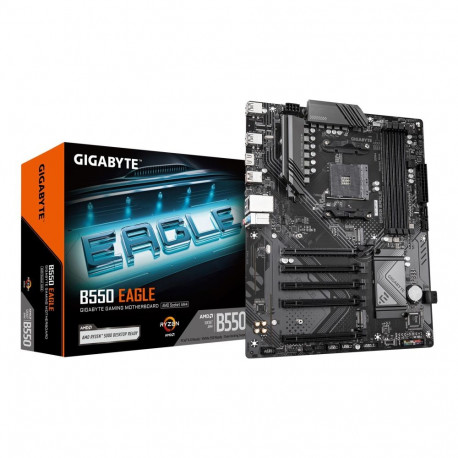 Mainboard|GIGABYTE|AMD B550|Socket AM4|ATX|RAM DDR4-SDRAM|4xSlots|2xNumber of M.2 (M) slots|B550 EAG