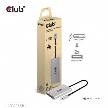 I/O ADAPTER THUNDERBOLT TO DP/CSV-1586 CLUB3D