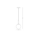 PENDANT LIGHT RAILE E27 GOLD