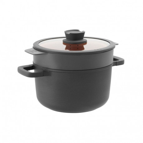 STOCKPOT STONE+ WITH LID 24X14CM 5.6L