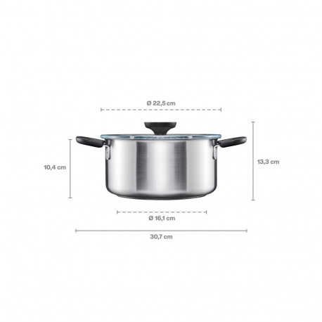 CASSEROLE FF 3L kaanega 1072316