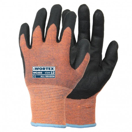 Töökinnas WORTEX 485 nitriilkattega ALLS