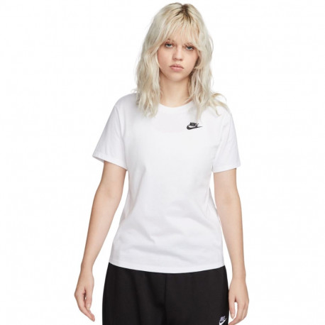Nike naiste t-särk DX7902 100 Sportswear Club Essentials, valge