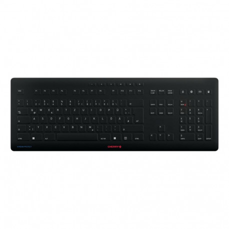 "Cherry Keyboard Stream PROTECT Wireless [DE] Black"
