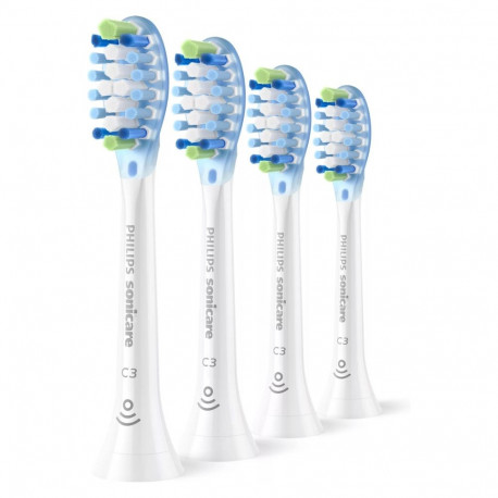 Sonicare harjapead C3 premium plakivastased HX9044 87 4pcs, valge