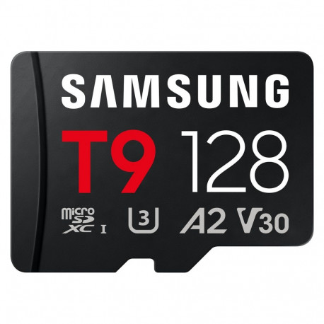 "CARD SAMSUNG T9 microSD Speicherkarte mit USB-Kartenleser 128GB bis zu 200 MB/s Lesen und 130 MB/s 