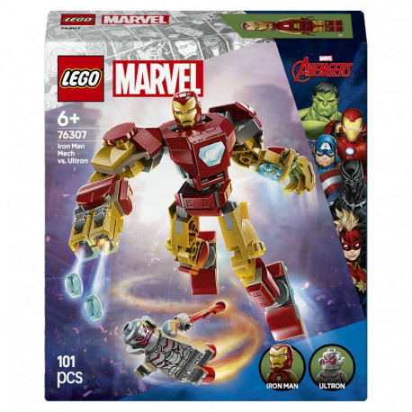 LEGO komplekt 76307 Marvel Super Heroes Iron Man Mech vs. Ultron